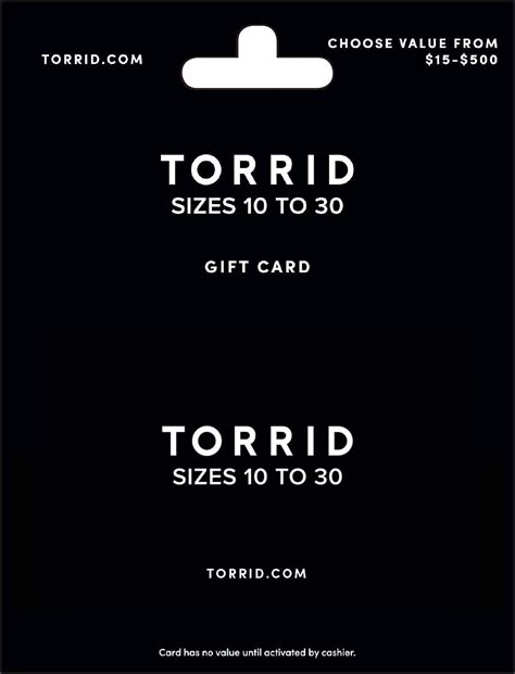 Torrid card - Benefits. In Addition To Your Insider, Loyalist Or VIP Torrid Rewards3 Perks, The Credit Card Offers: 40% off your Torrid.com purchase when you open and immediately use your Torrid Credit Card online 1. Extra 5% off Every Day with your Torrid Credit Card 2. $15 off $50 Welcome Offer with your Torrid Credit Card when your credit card arrives 4.